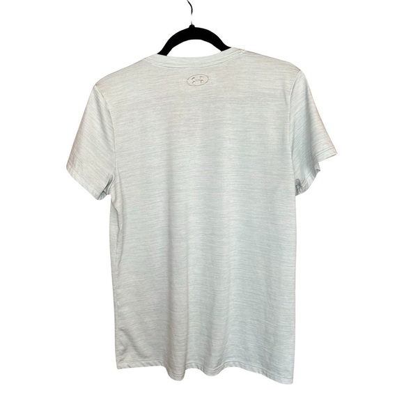 Under Armour Women’s Light Blue Loose Fit Heatgear T-Shirt - Size L - Picture 2 of 4